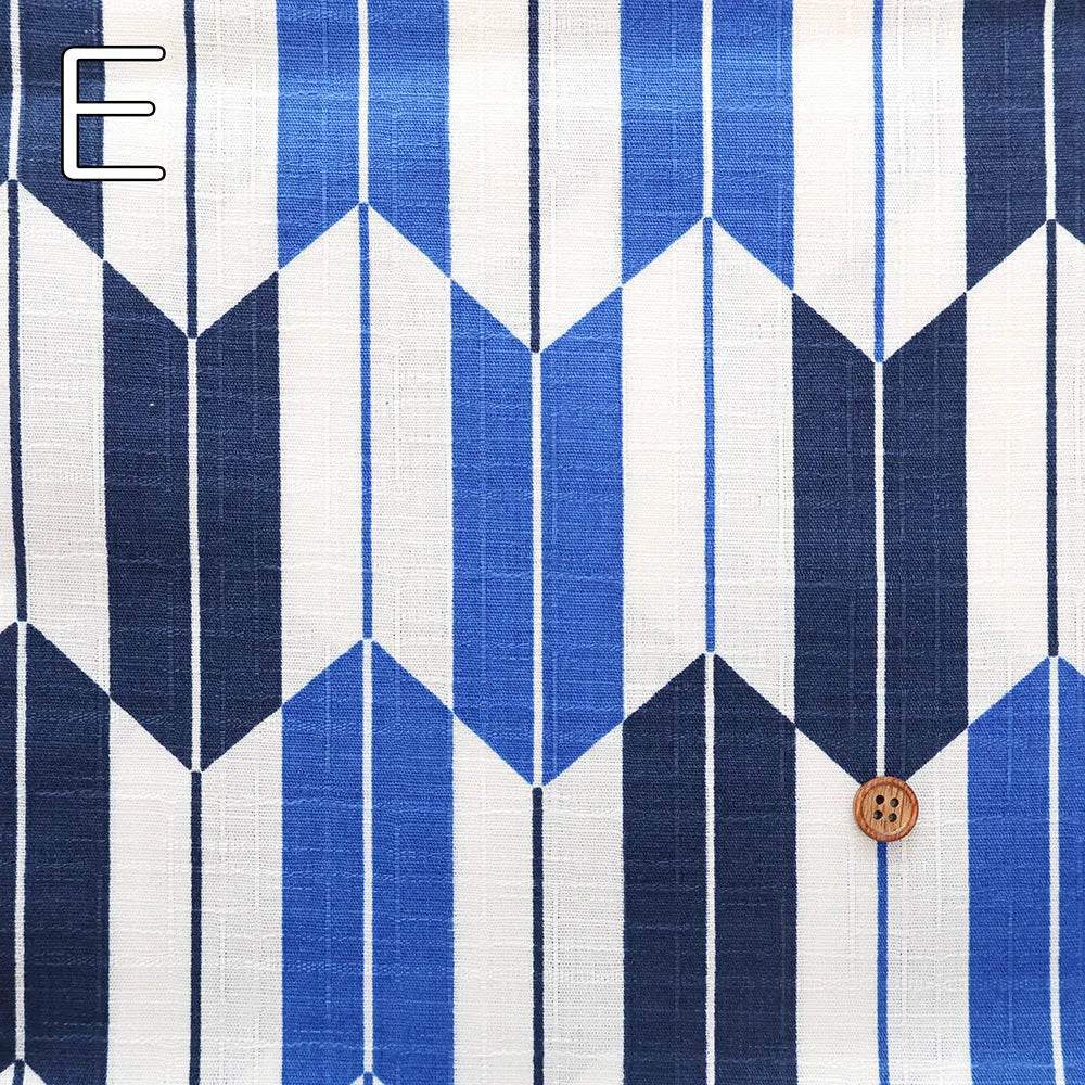 Cotton Southern Cross Printed Fabric 矢絣 - nomura tailor