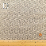 Cotton Muslin printed Fabric - Blue ocean waves - nomura tailor