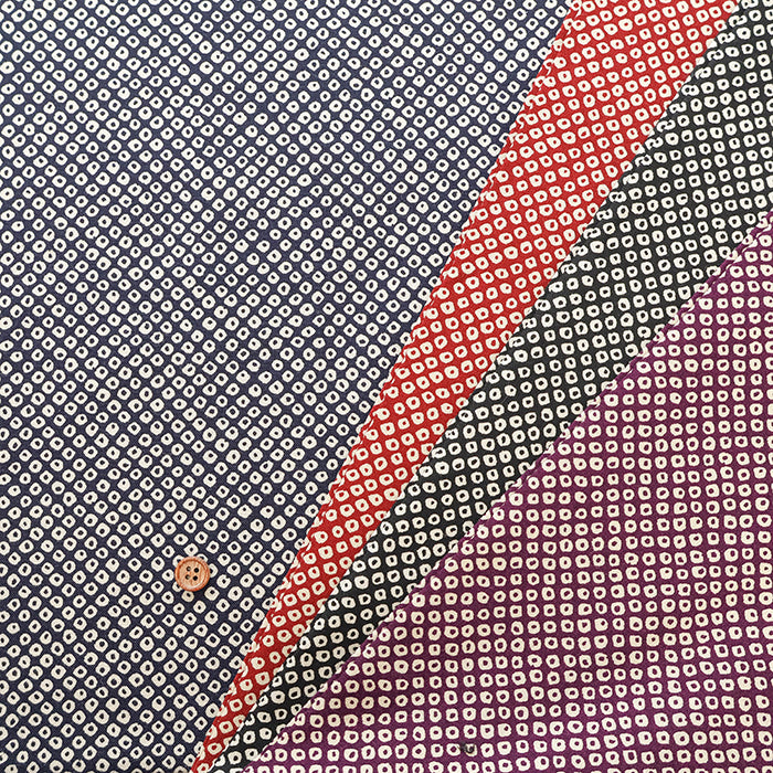 Cotton Muslin Printed Fabric - Mameshibori Style - nomura tailor