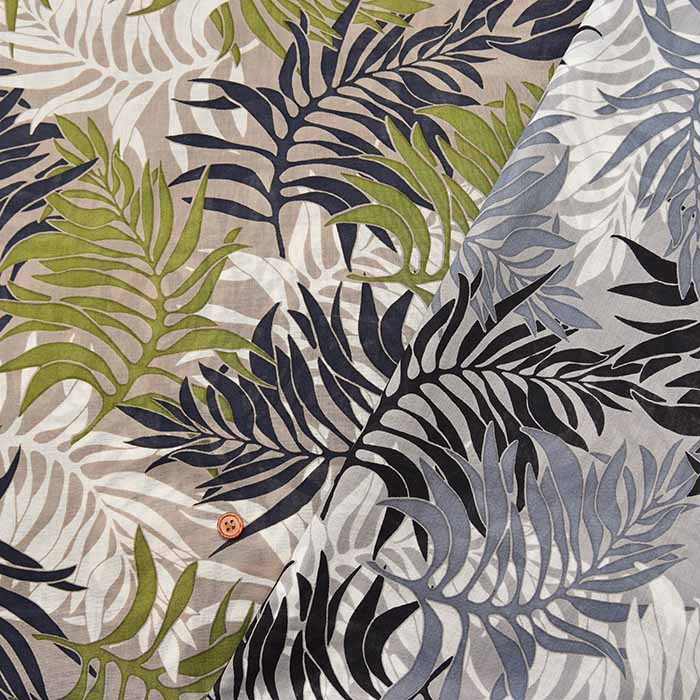 Cotton lawn printed fabric Hawaiian - nomura tailor