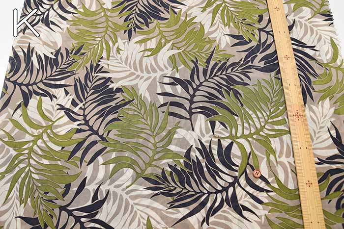 Cotton lawn printed fabric Hawaiian - nomura tailor