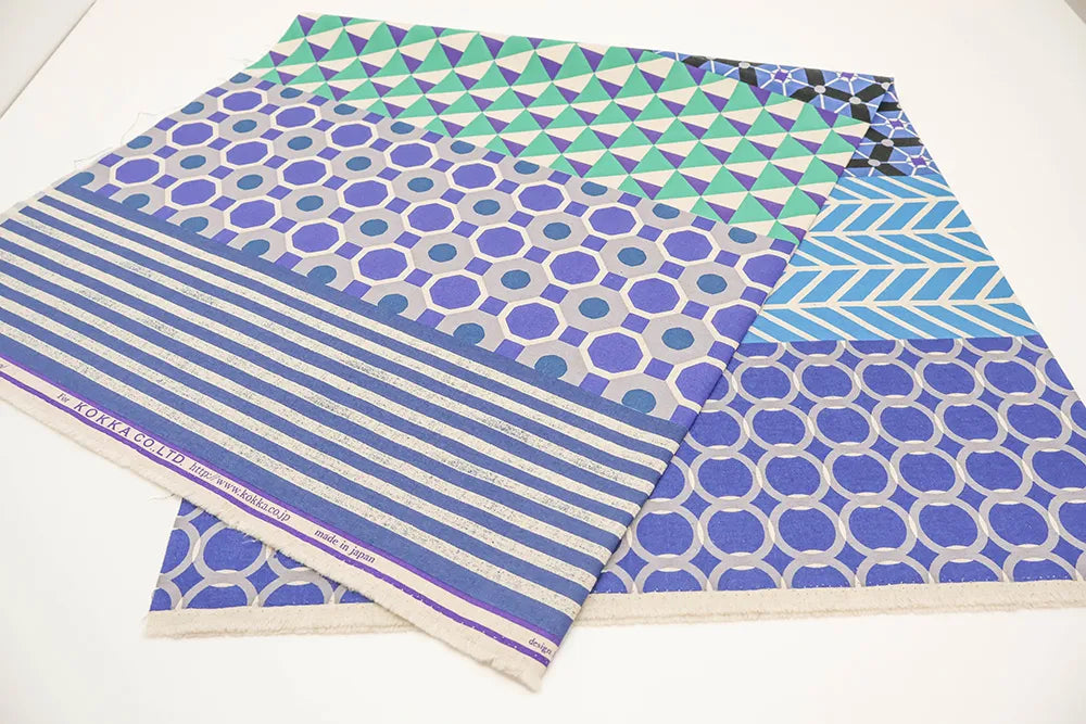C/L Canvas Printed Fabric echino repe - nomura tailor