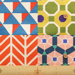 C/L Canvas Printed Fabric echino repe - nomura tailor