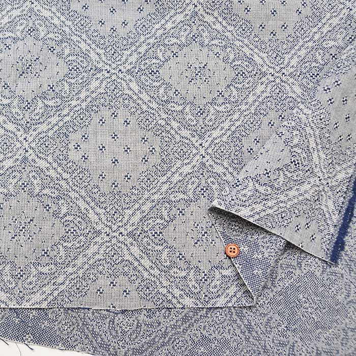 Air tumbler jacquard fabric Sashiko - nomura tailor