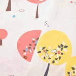 W Width T/C Interior Cross Print Fabric "Small Birds and Tree" - nomura tailor