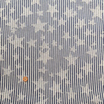 Cotton Denim Jacquard Fabric - Star - nomura tailor