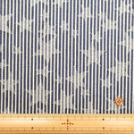 Cotton Denim Jacquard Fabric - Star - nomura tailor