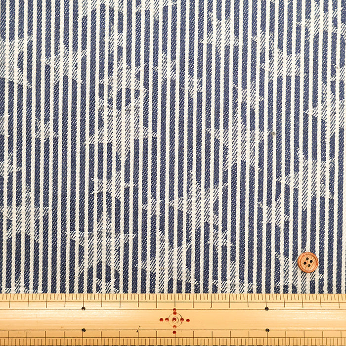 Cotton Denim Jacquard Fabric - Star - nomura tailor