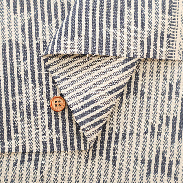 Cotton Denim Jacquard Fabric - Star - nomura tailor