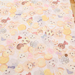 Cotton Muslin Inkjet Fabric - Sarara  Love dog - nomura tailor