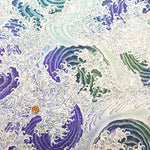 Cotton Muslin Inkjet Fabric - Sarara Wave - nomura tailor