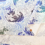 Cotton Muslin Inkjet Fabric - Sarara Wave - nomura tailor
