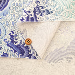 Cotton Muslin Inkjet Fabric - Sarara Wave - nomura tailor