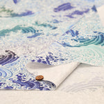 Cotton Muslin Inkjet Fabric - Sarara Wave - nomura tailor