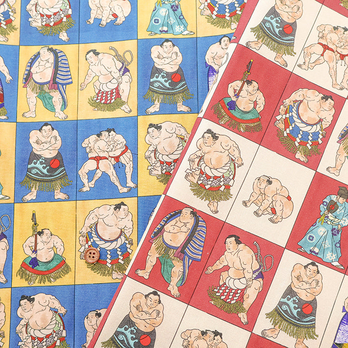 Cotton Muslin Inkjet Fabric - prism Sumo1 - nomura tailor