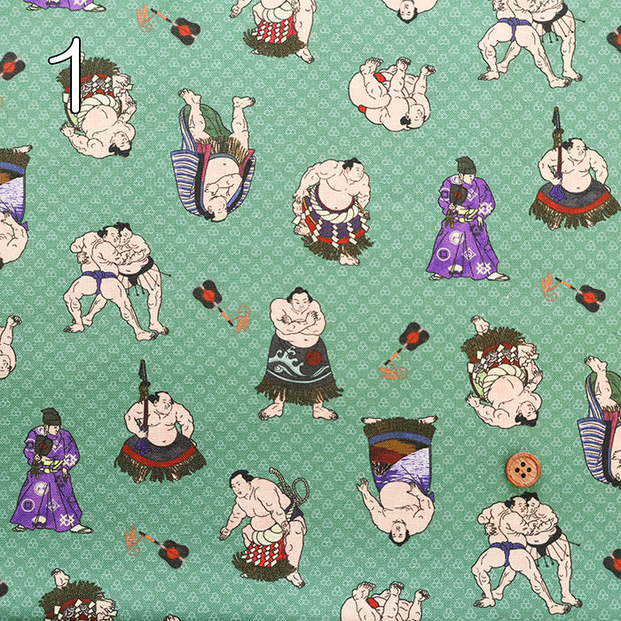 Cotton Muslin Inkjet Fabric - prism Sumo3 - nomura tailor