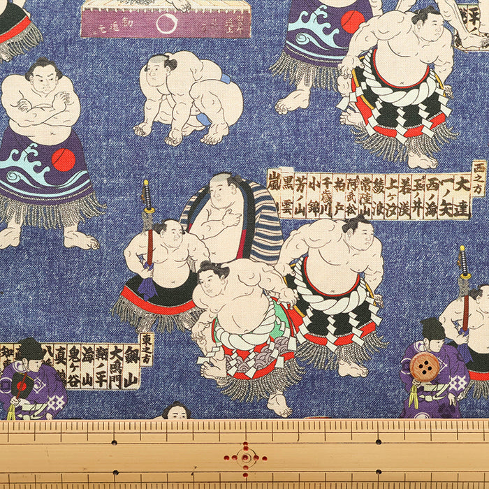 Cotton Muslin Inkjet Fabric - prism Sumo2 - nomura tailor
