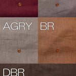 Cool Classic Processing Campfire Linen Fabric Sudden Correspondence << Warm color> - nomura tailor