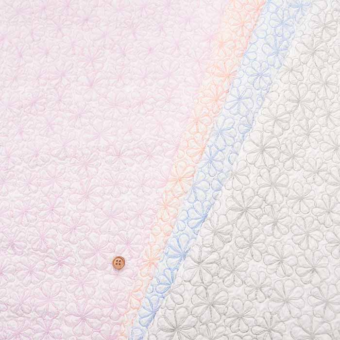 Made in China Polyester trend fabric Embossed flower - nomura tailor