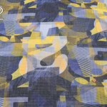 Polyester Shadow Check Printed Fabric Geometric Pattern - nomura tailor