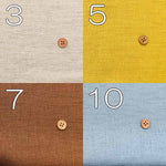 Polyester linen-like twill fabric Solid colour - nomura tailor