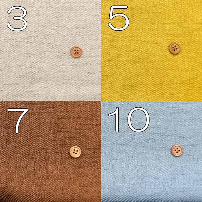 Polyester linen-like twill fabric Solid colour - nomura tailor