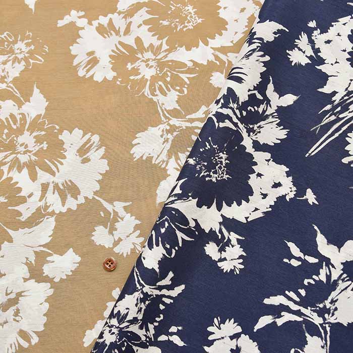 Polyester Chantantantin Printed Fabric Flower - nomura tailor