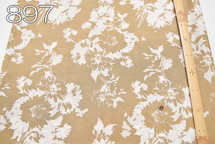 Polyester Chantantantin Printed Fabric Flower - nomura tailor