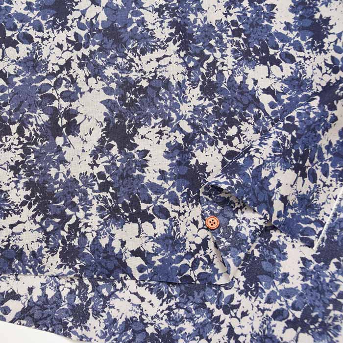 Angel soft 60 linen printed fabric Botanical - nomura tailor