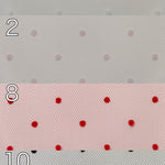 Tulle polka dot flocky - nomura tailor