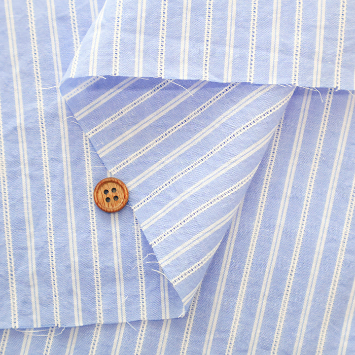 Made in China Stripe Dobby Fabric - nomura tailor
