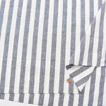 Cotton silk nep washer fabric Stripe - nomura tailor