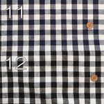 C/L Washed Weather Fabric - Gingham (Medium) - nomura tailor
