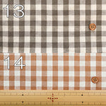 C/L Washed Weather Fabric - Gingham (Medium) - nomura tailor