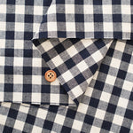 C/L Washed Weather Fabric - Gingham (Medium) - nomura tailor