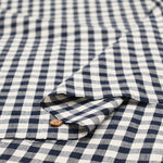 C/L Washed Weather Fabric - Gingham (Medium) - nomura tailor
