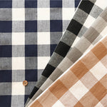 C/L Washed Weather Fabric - Gingham (Large) - nomura tailor
