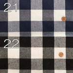C/L Washed Weather Fabric - Gingham (Large) - nomura tailor