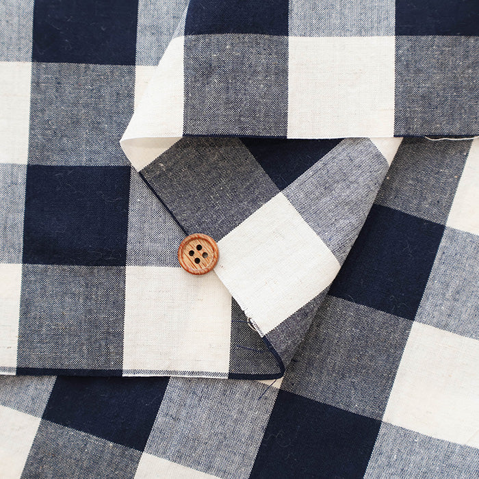 C/L Washed Weather Fabric - Gingham (Large) - nomura tailor