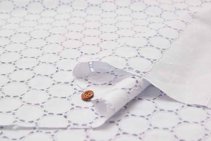 C/L Organic Cotton Fabric Circle Race - nomura tailor