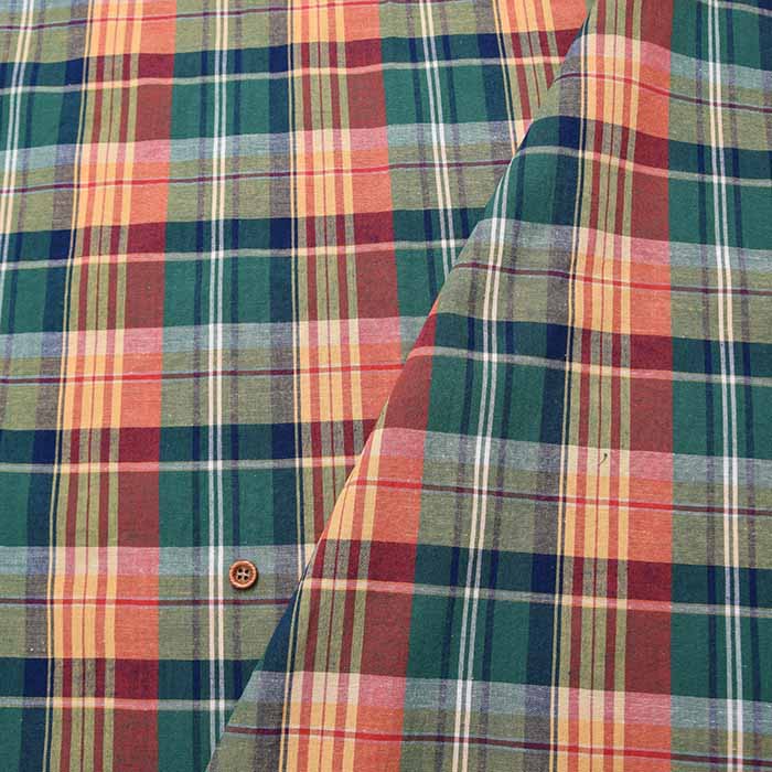 Washing wind C/L Madras check fabric 2 - nomura tailor