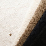 Cotton Lawn Cord Lace Fabric - Paisley - nomura tailor