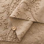 Cotton Lawn Cord Lace Fabric - Paisley - nomura tailor
