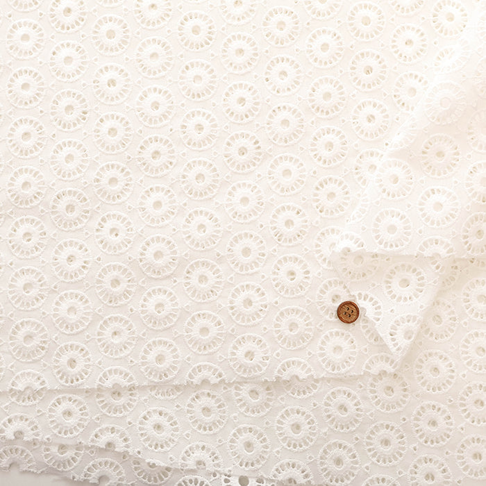 Cotton 60 Lawn Lace Fabric - nomura tailor