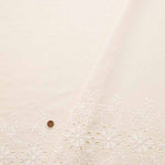 Cotton cambric border lace fabric - nomura tailor