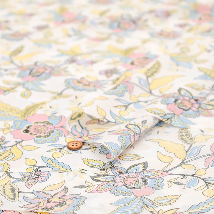 Rayon × Cotton Printed Fabric - Sarasa Style - nomura tailor