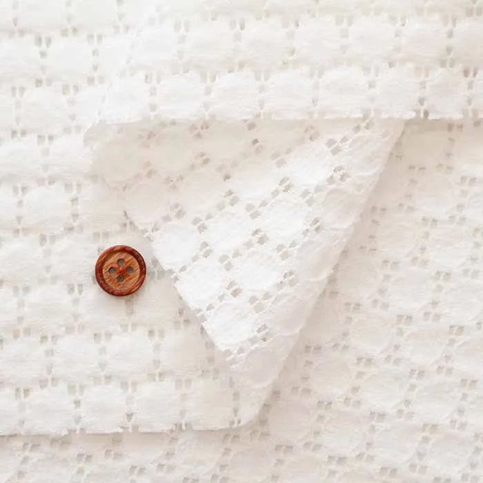C/N Raschel Lace Fabric - Dot - nomura tailor
