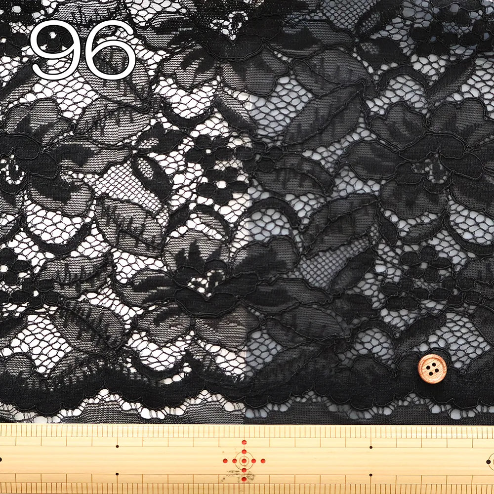 N/R/C Raschel Lace Fabric - Flowers - nomura tailor