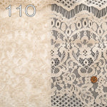 R/N Raschel Lace Fabric - Ethnic Flowers - nomura tailor
