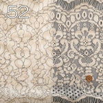 R/N Raschel Lace Fabric - Ethnic Flowers - nomura tailor